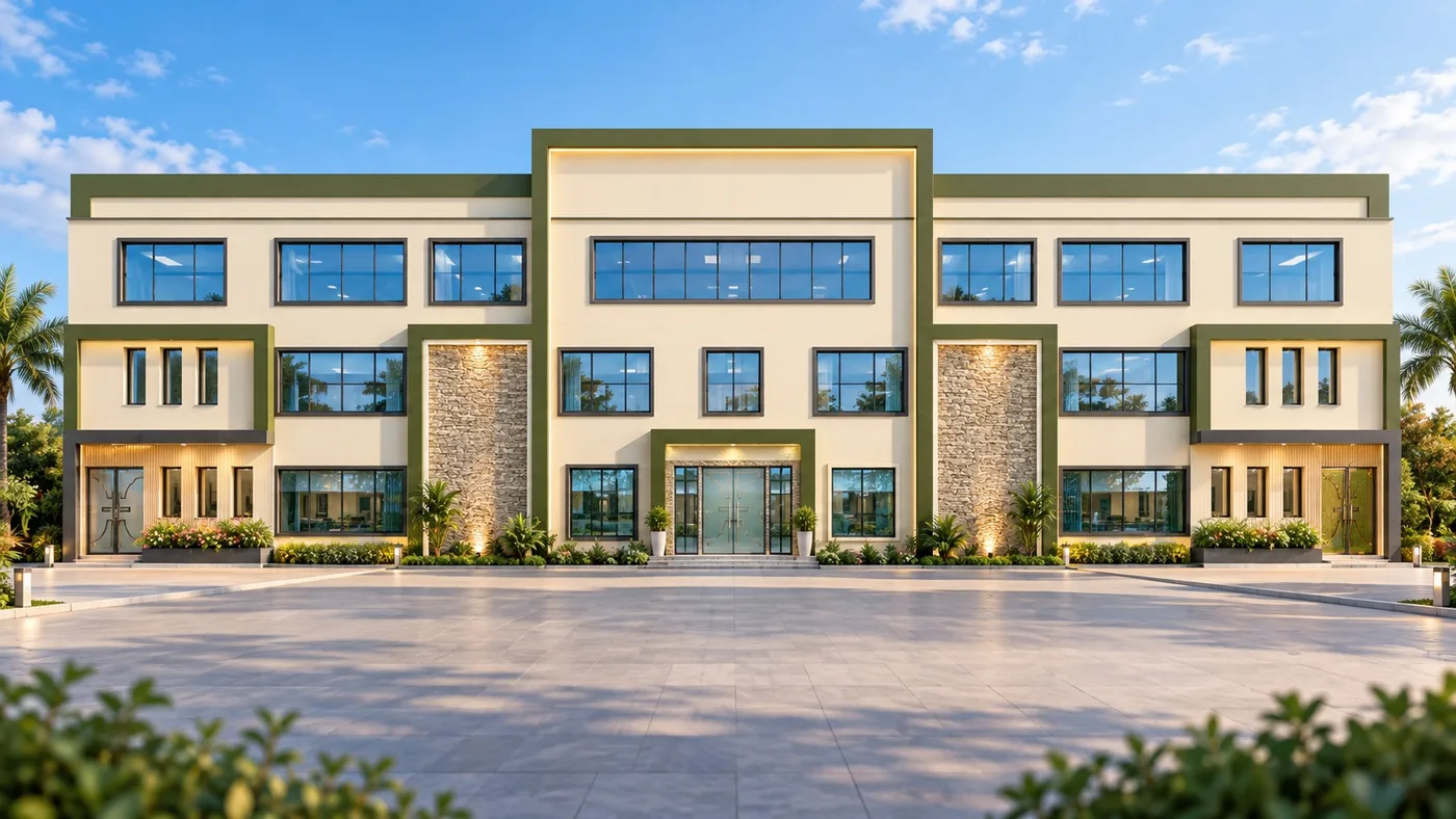 Concept render of Commercial Building 1