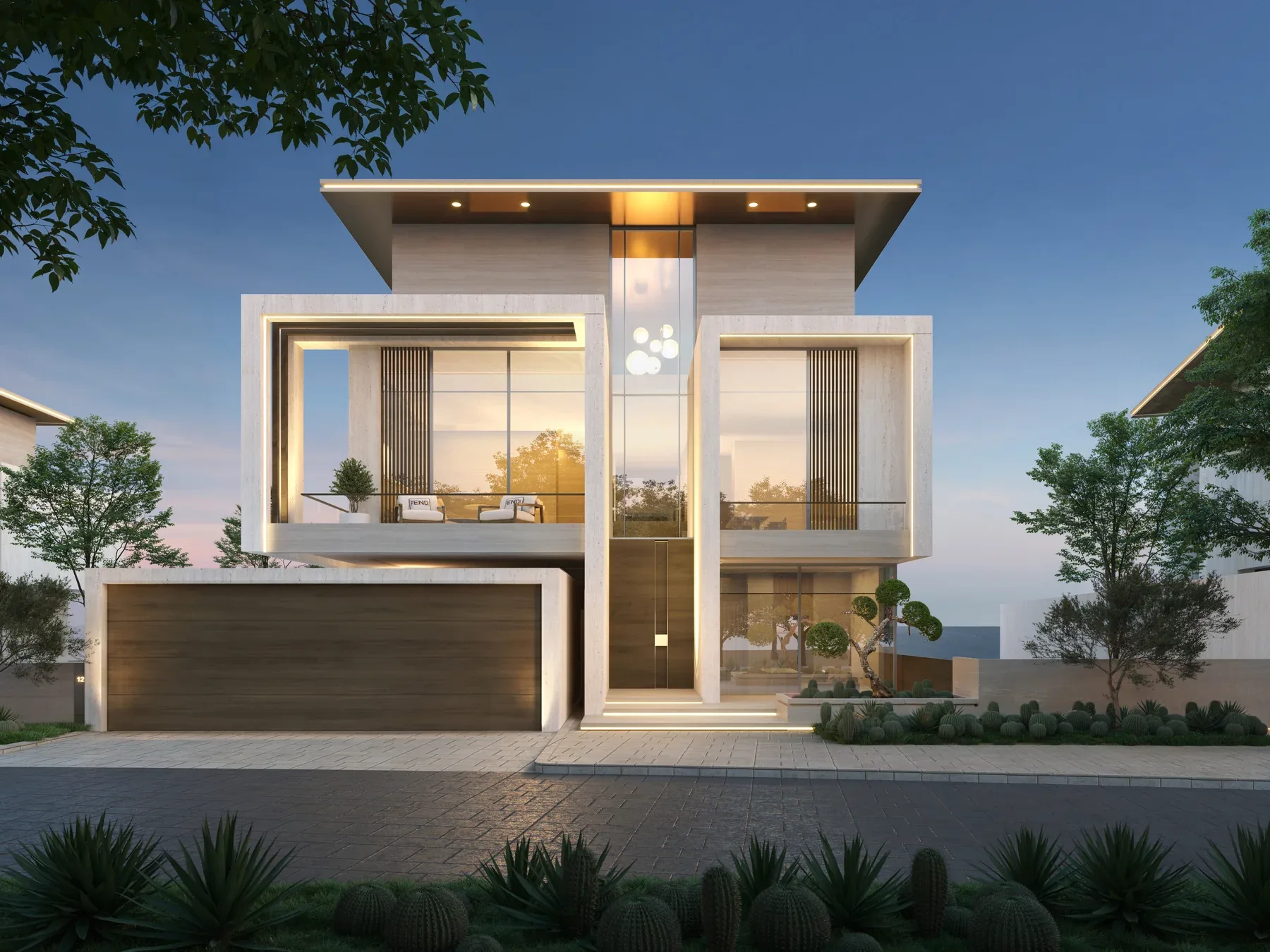 Azure Oceanfront Villas, interiors by FENDI Casa, AIDA